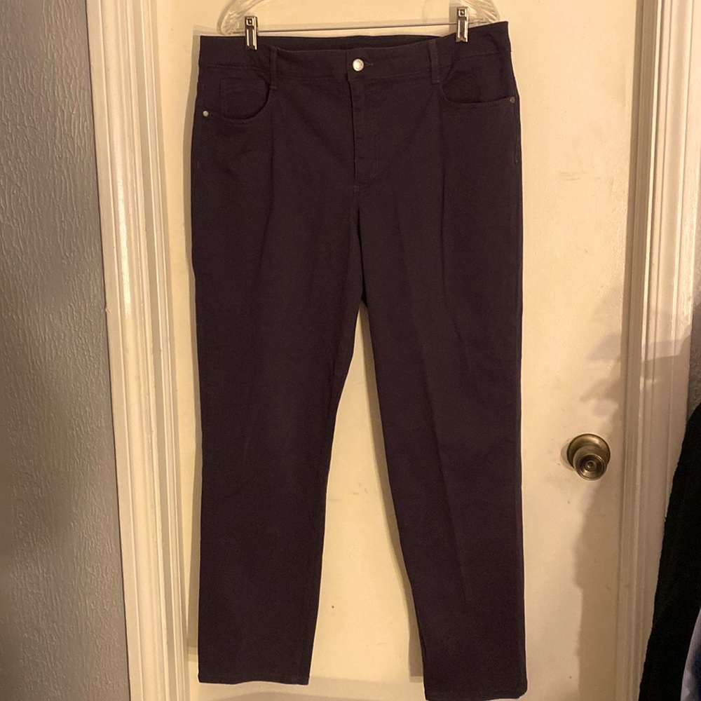 Bandolino Jeans Size 18 Amy Straight Leg 5 pockets pants